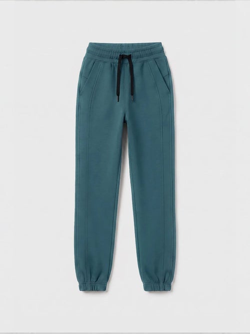 Pantalón de chándal juvenil unisex de algodón y poliéster tommy - Kiabi Pantalón de chándal juvenil unisex de algodón y poliéster tommy - Kiabi