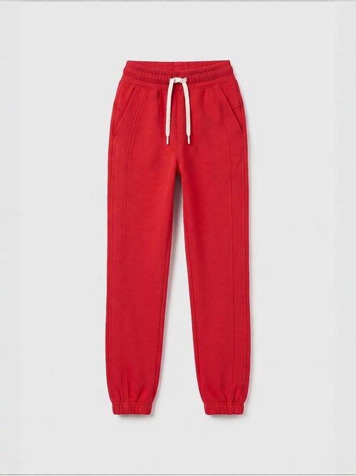 Pantalón de chándal juvenil unisex de algodón y poliéster tommy - Kiabi Pantalón de chándal juvenil unisex de algodón y poliéster tommy - Kiabi