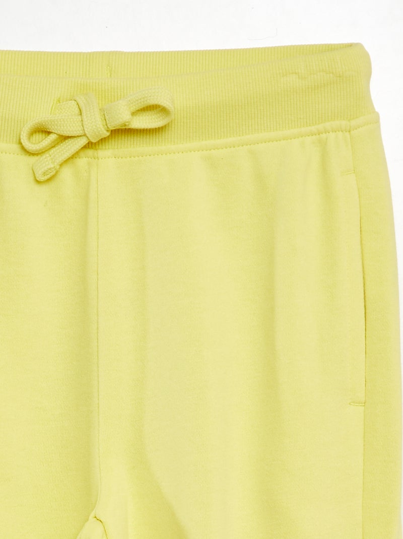Pantalón de chándal ligero amarillo - Kiabi