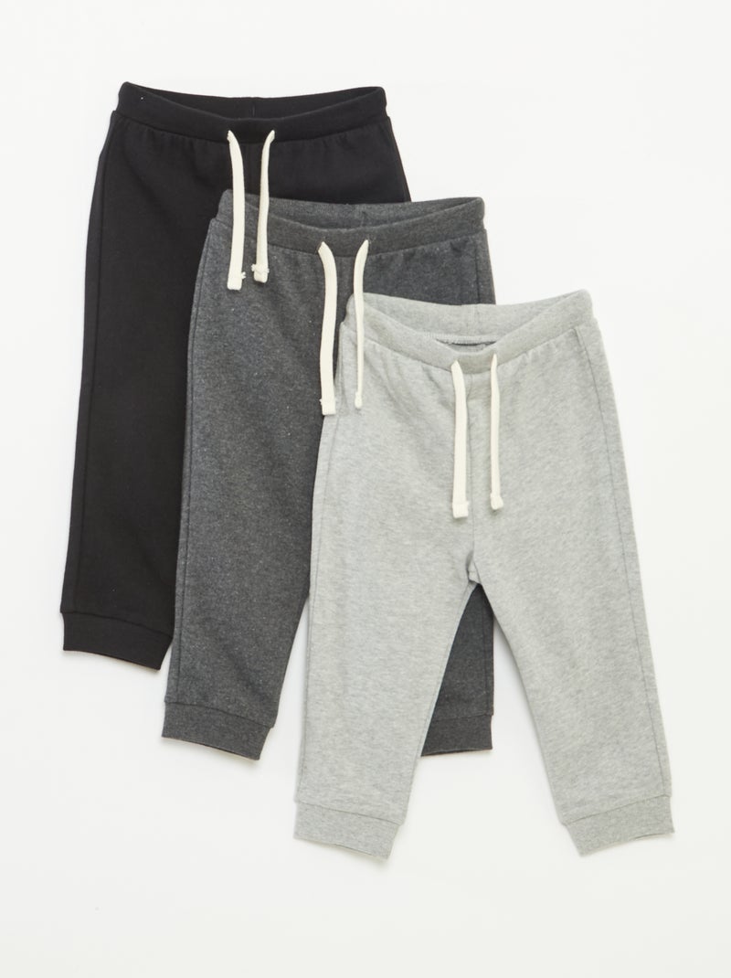 Pantalón de chándal ligero con cintura elástica Gris - Kiabi