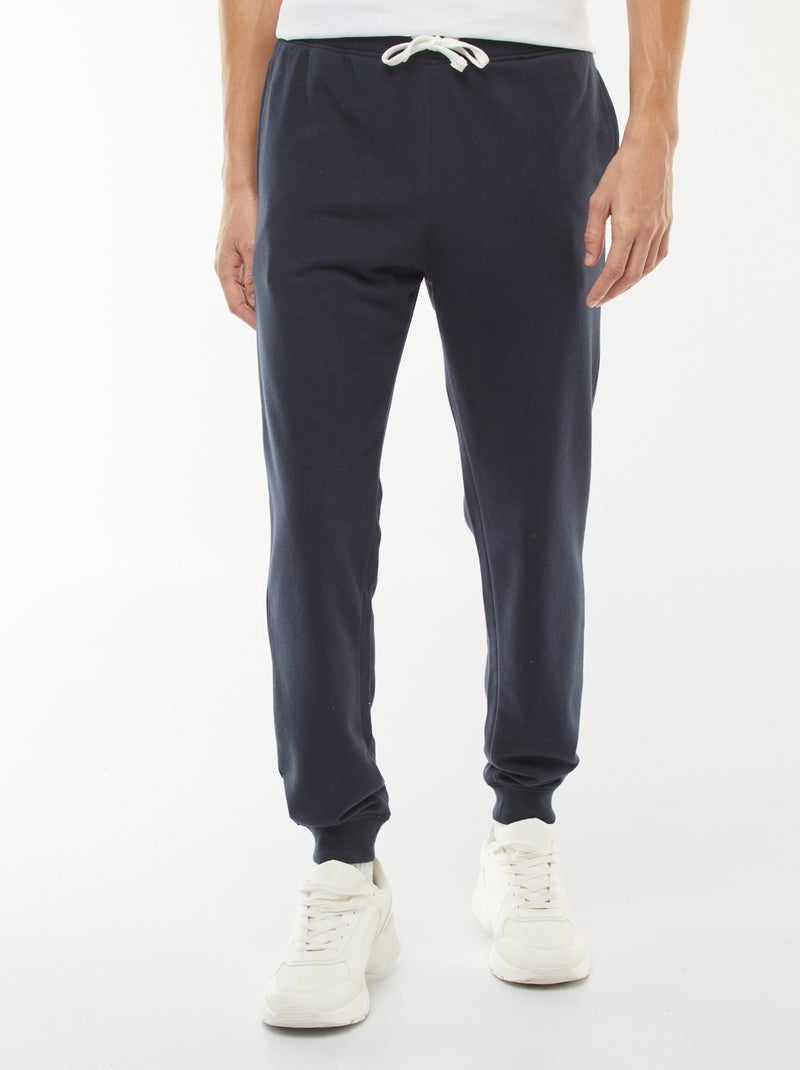 Pantalón de chándal ligero liso Azul - Kiabi