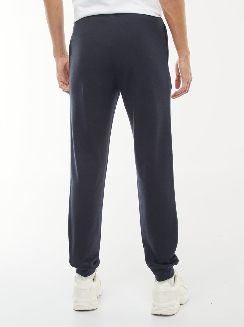 Pantalón de chándal ligero liso Azul - Kiabi