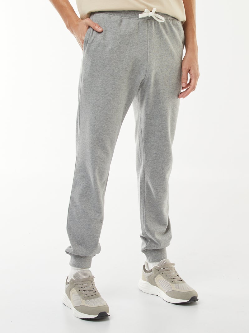 Pantalón de chándal ligero liso Gris - Kiabi