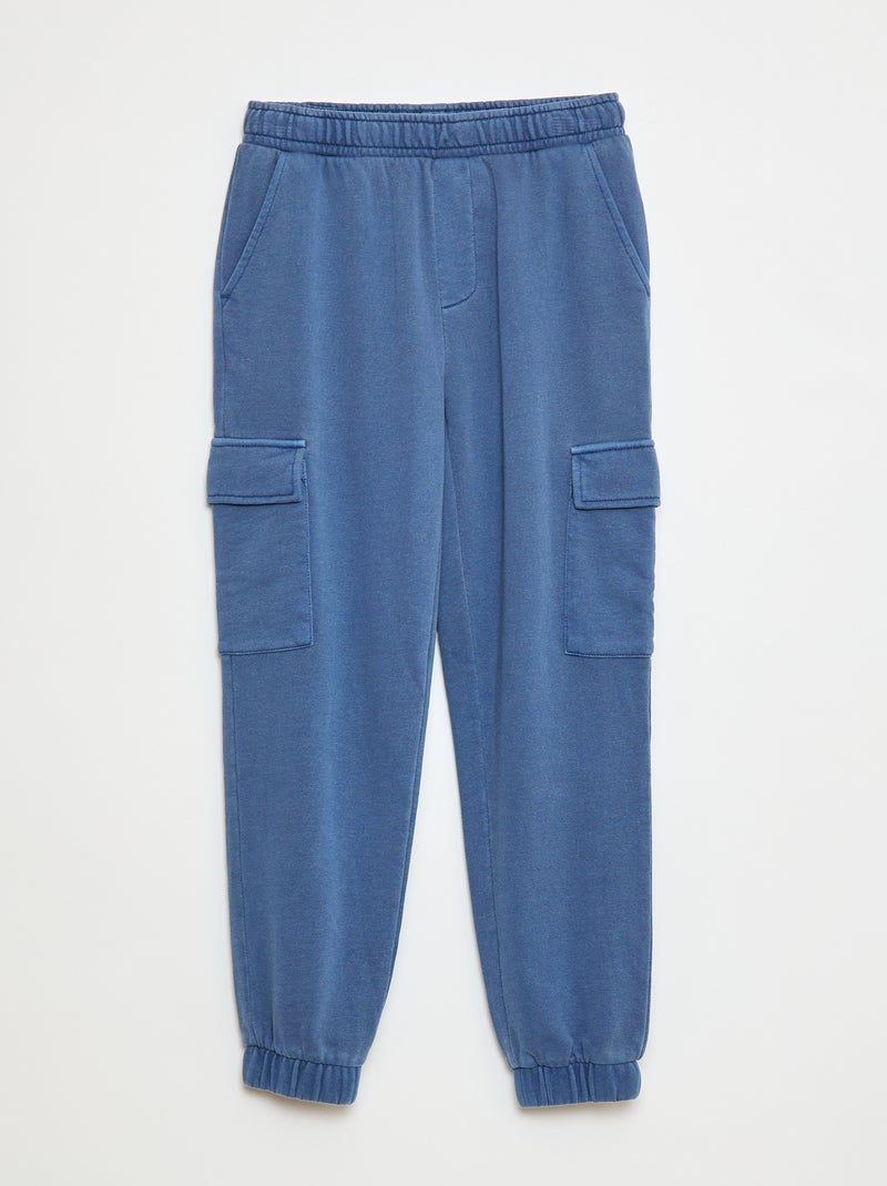 Pantalón de chándal ligero multibolsillos Azul - Kiabi