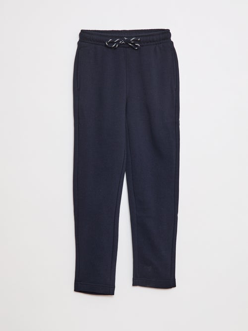 Pantalón de chándal liso - Corte + ajustado - Kiabi