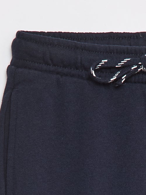 Pantalón de chándal liso - Corte + ajustado - Kiabi