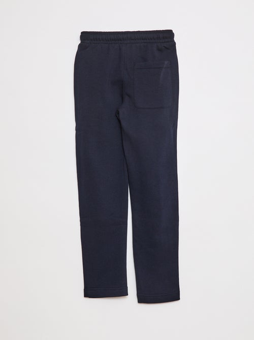 Pantalón de chándal liso - Corte + ajustado - Kiabi