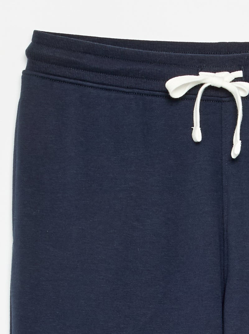 Pantalón de chándal liso Azul - Kiabi
