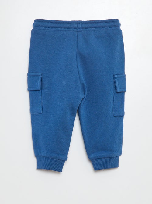 Pantalón de chándal liso con bolsillos con solapa - Kiabi