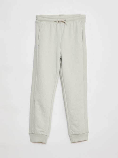 Pantalón de chándal liso con bolsillos - Kiabi