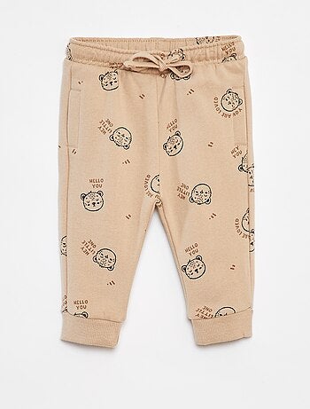 Pantalón de chándal liso con cintura elástica