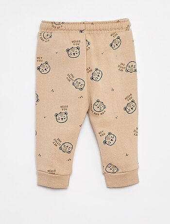 Pantalón de chándal liso con cintura elástica
