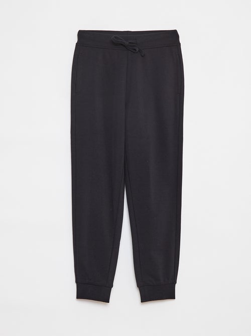 Pantalón de chándal liso con cintura elástica - Kiabi