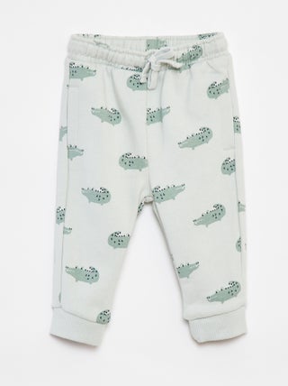 Pantalón de chándal liso con cintura elástica