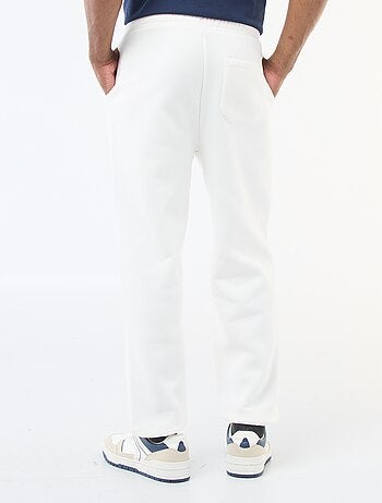 Pantalón de chándal liso con cordones ajustables en la cintura