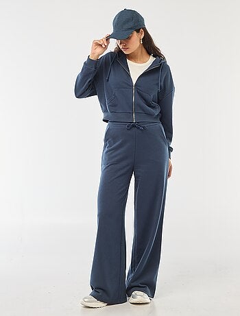Pantalón de chándal liso de algodón