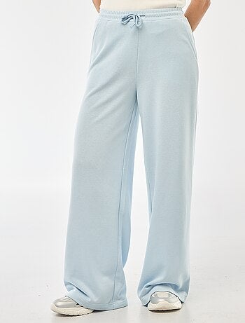 Pantalón de chándal liso de algodón