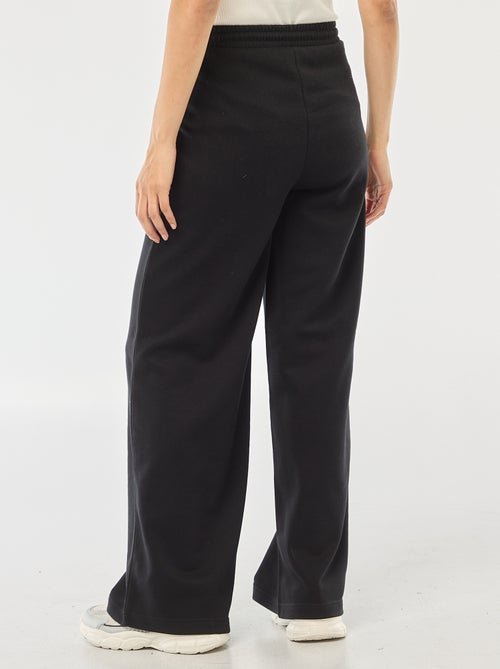 Pantalón de chándal liso de algodón - Kiabi