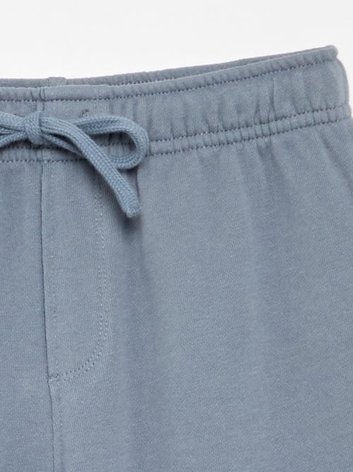 Pantalón de chándal liso de felpa francesa - Kiabi