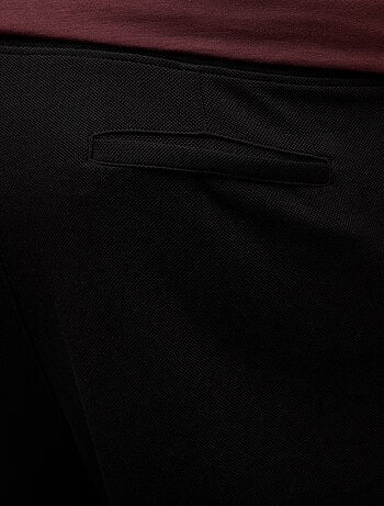 Pantalón de chándal liso de punto piqué