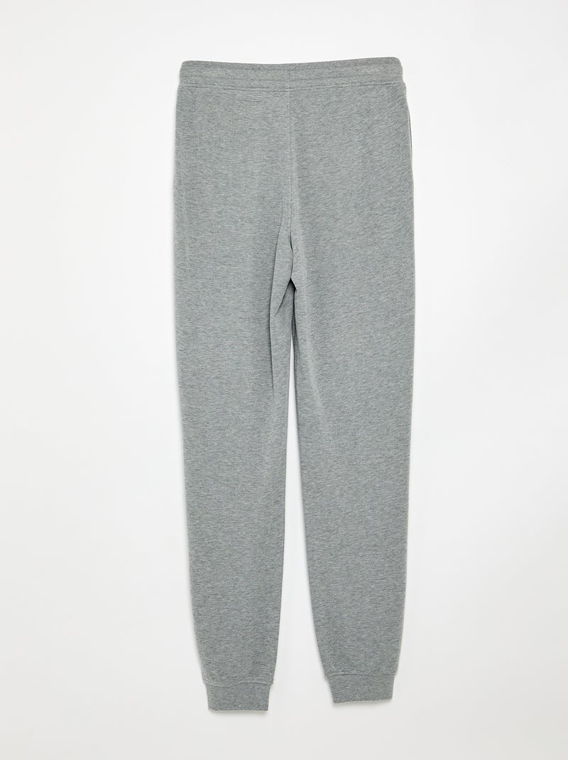 Pantalón de chándal liso Gris - Kiabi