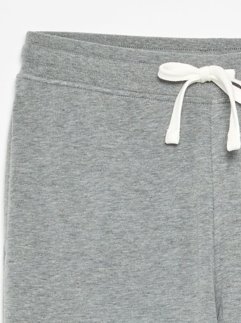 Pantalón de chándal liso Gris - Kiabi