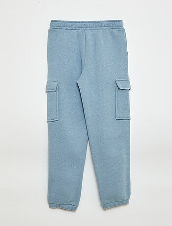 Pantalón de chándal liso multibolsillos