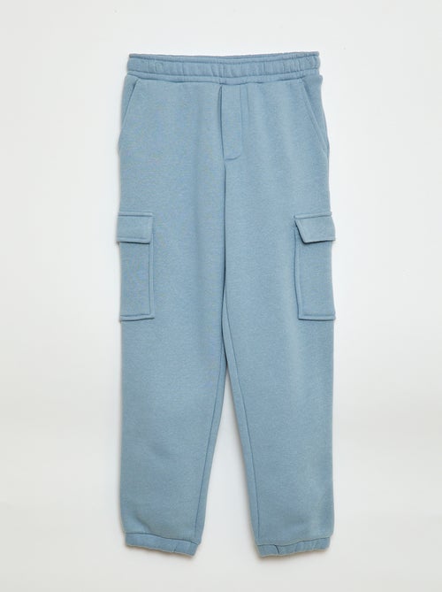 Pantalón de chándal liso multibolsillos - Kiabi