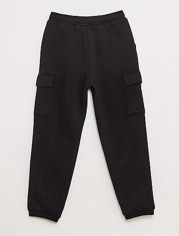 Pantalón de chándal liso multibolsillos