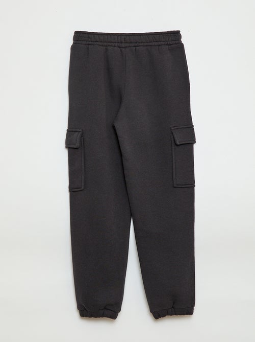 Pantalón de chándal liso multibolsillos - Kiabi