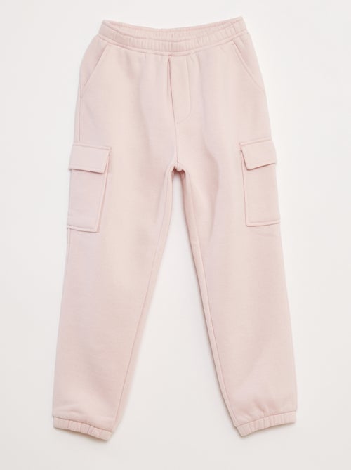 Pantalón de chándal liso multibolsillos - Kiabi
