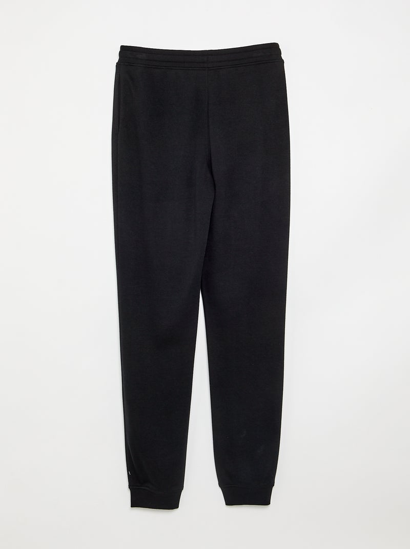 Pantalón de chándal liso Negro - Kiabi
