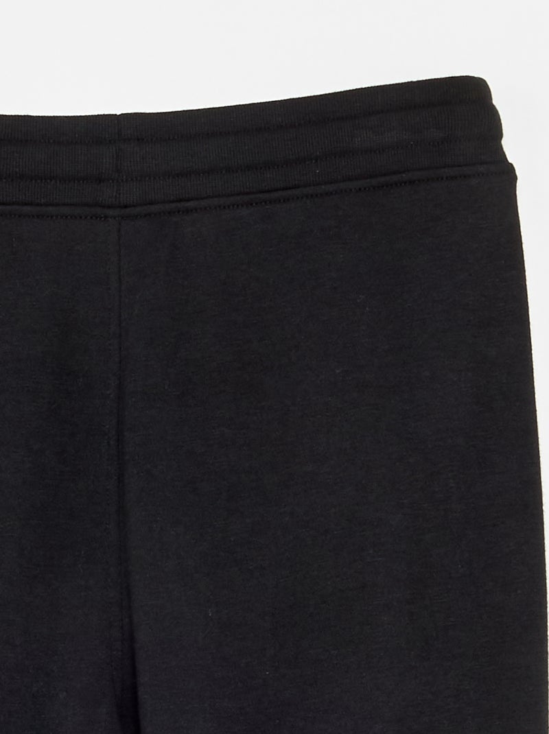 Pantalón de chándal liso Negro - Kiabi
