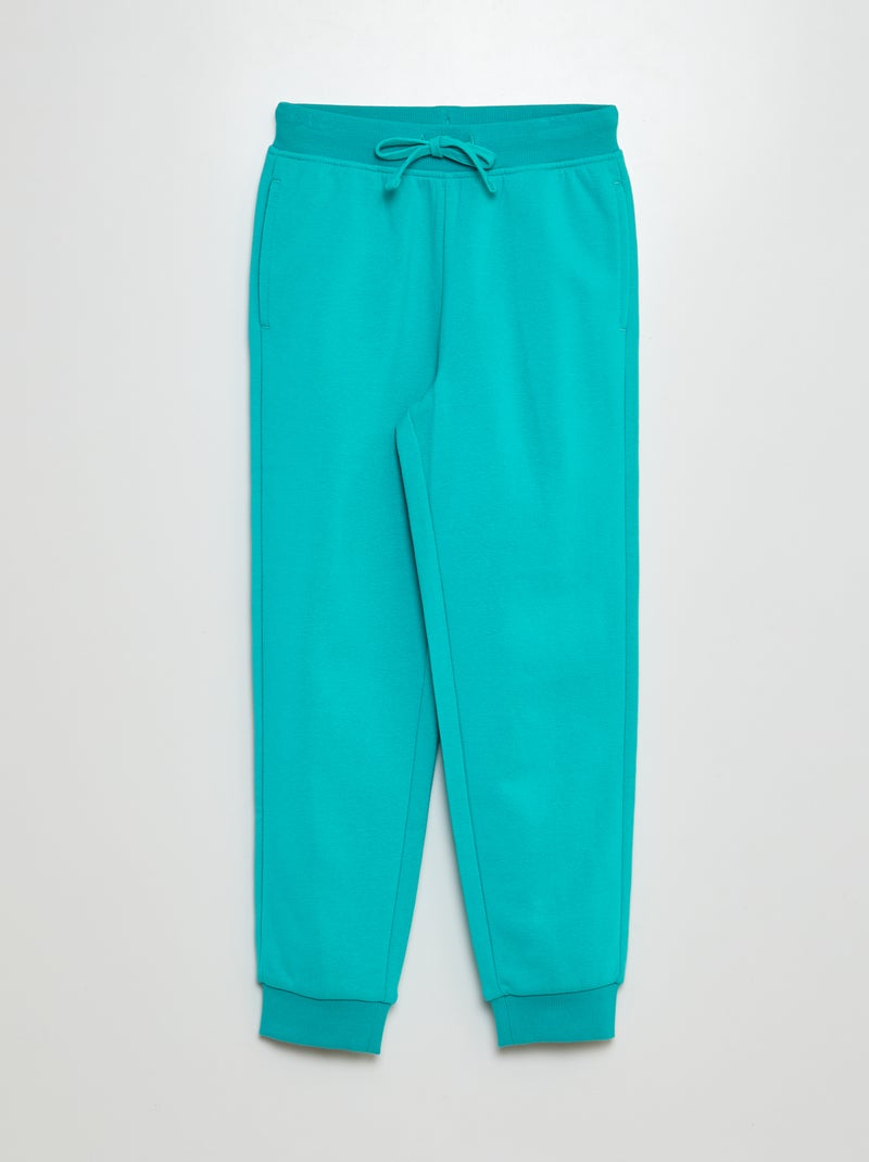 Pantalón de chándal liso VERDE - Kiabi