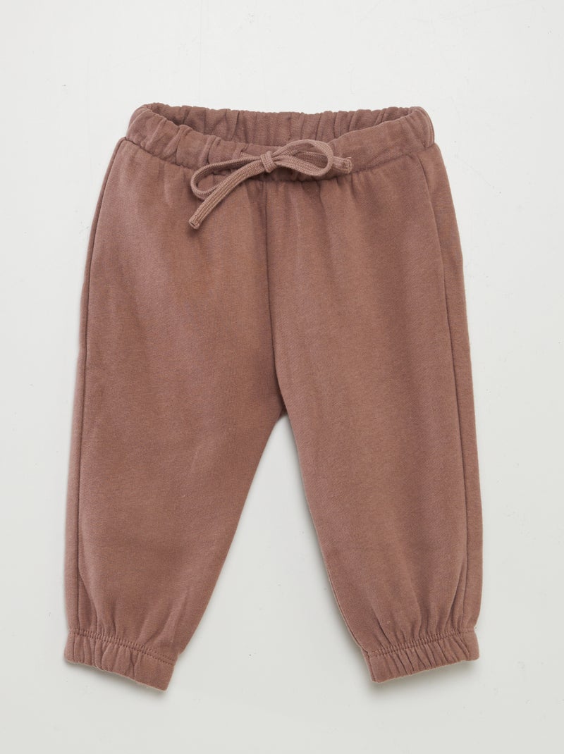Pantalón de chándal MARRON - Kiabi