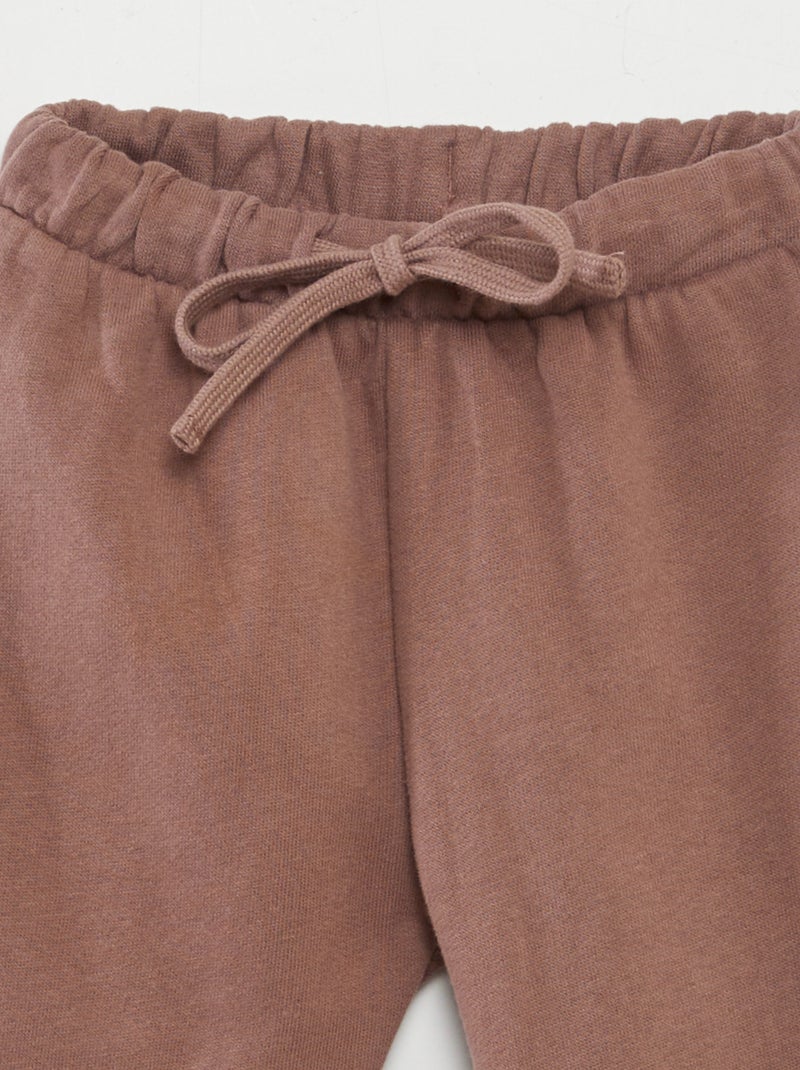 Pantalón de chándal MARRON - Kiabi
