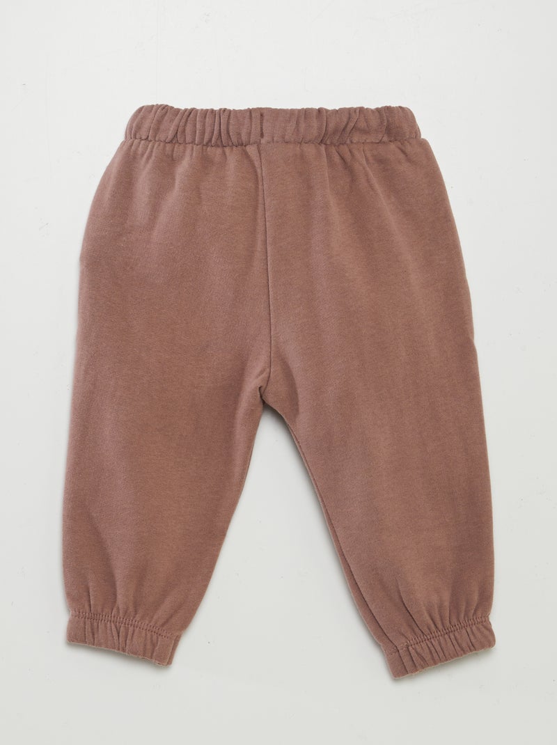 Pantalón de chándal MARRON - Kiabi