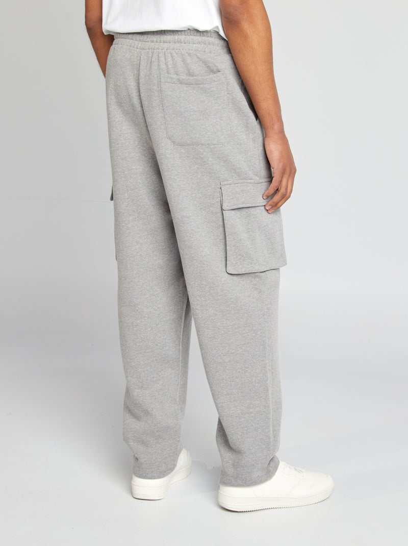 Pantalón de chándal multibolsillos GRIS - Kiabi