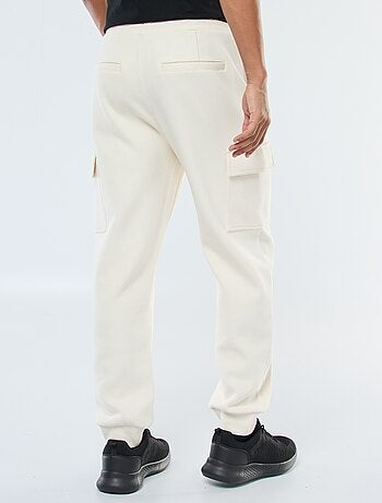 Pantalón de chándal multibolsillos liso