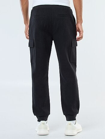 Pantalón de chándal multibolsillos liso