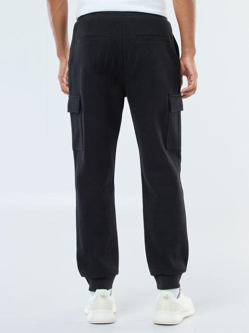 Pantalón de chándal multibolsillos liso - Kiabi