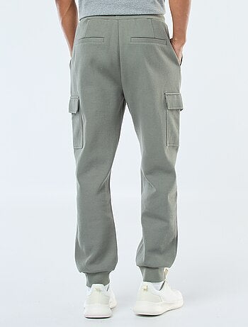 Pantalón de chándal multibolsillos liso