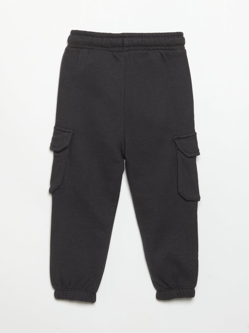 Pantalón de chándal multibolsillos Negro - Kiabi