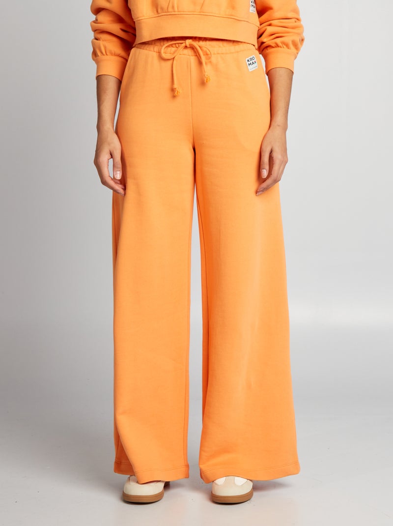 Pantalón de chándal NARANJA - Kiabi