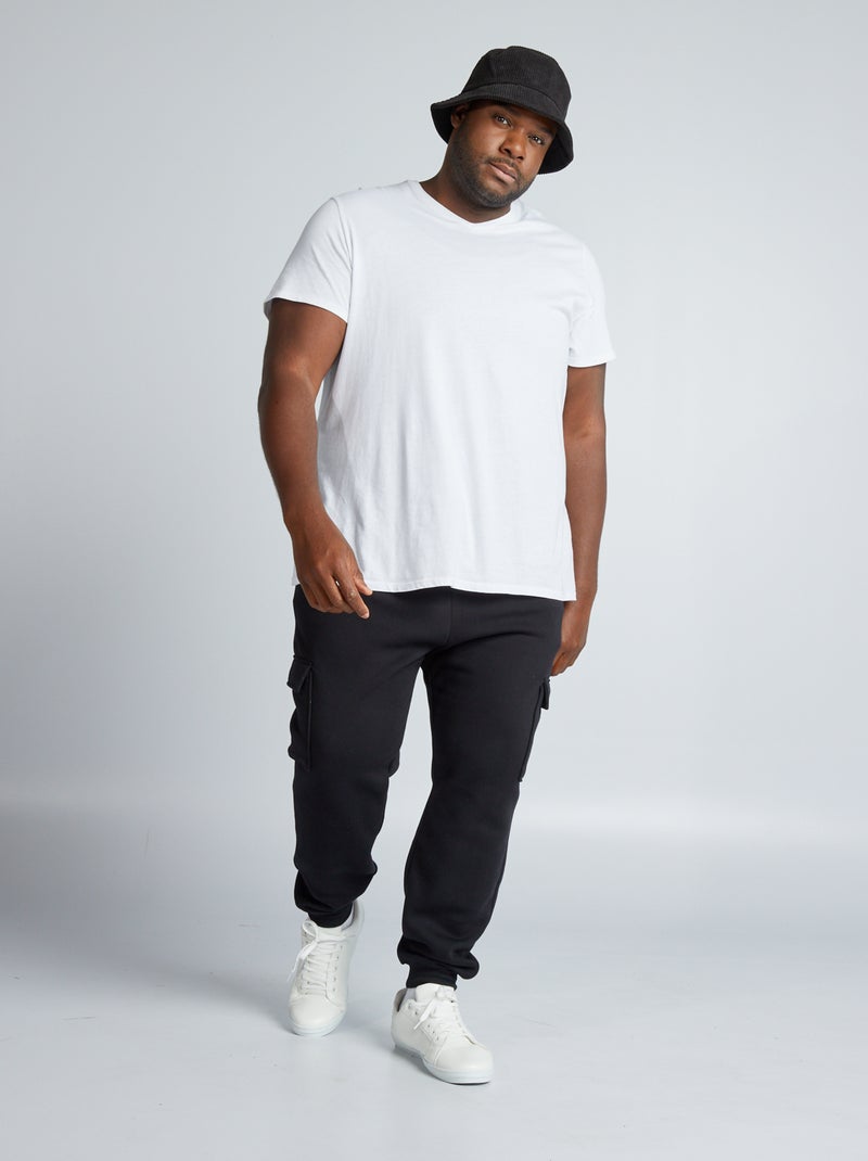 Pantalón de chándal negro - Kiabi