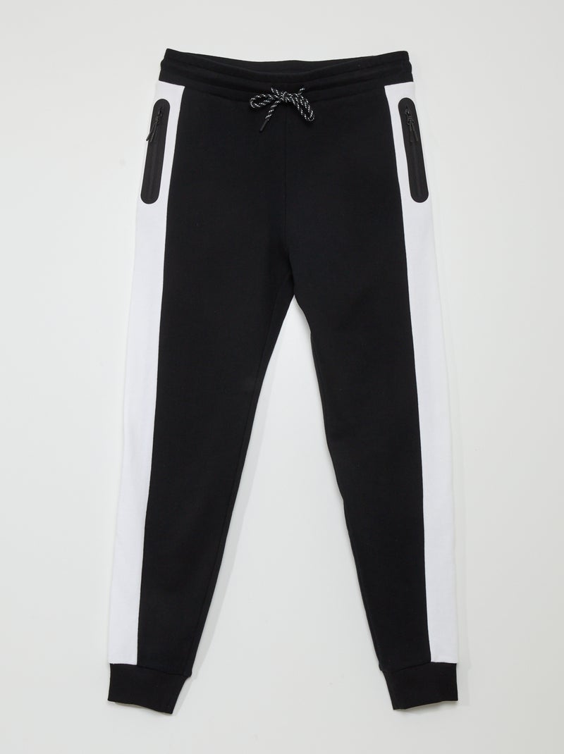 Pantalón de chándal negro - Kiabi