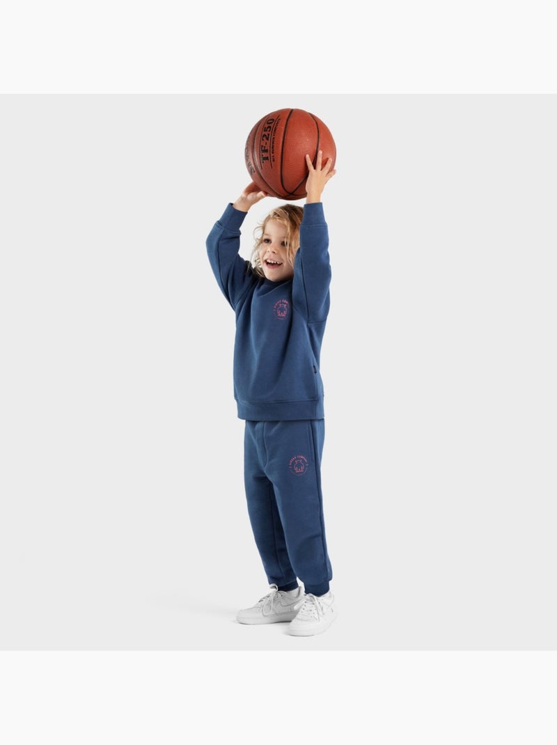 Pantalón de chándal niño lifestyle niños y niñas boo Azul - Kiabi