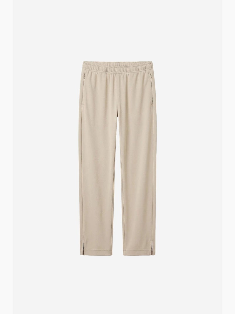Pantalón de chándal para hombre en mezcla de viscosa tommy Beige arcilla - Kiabi
