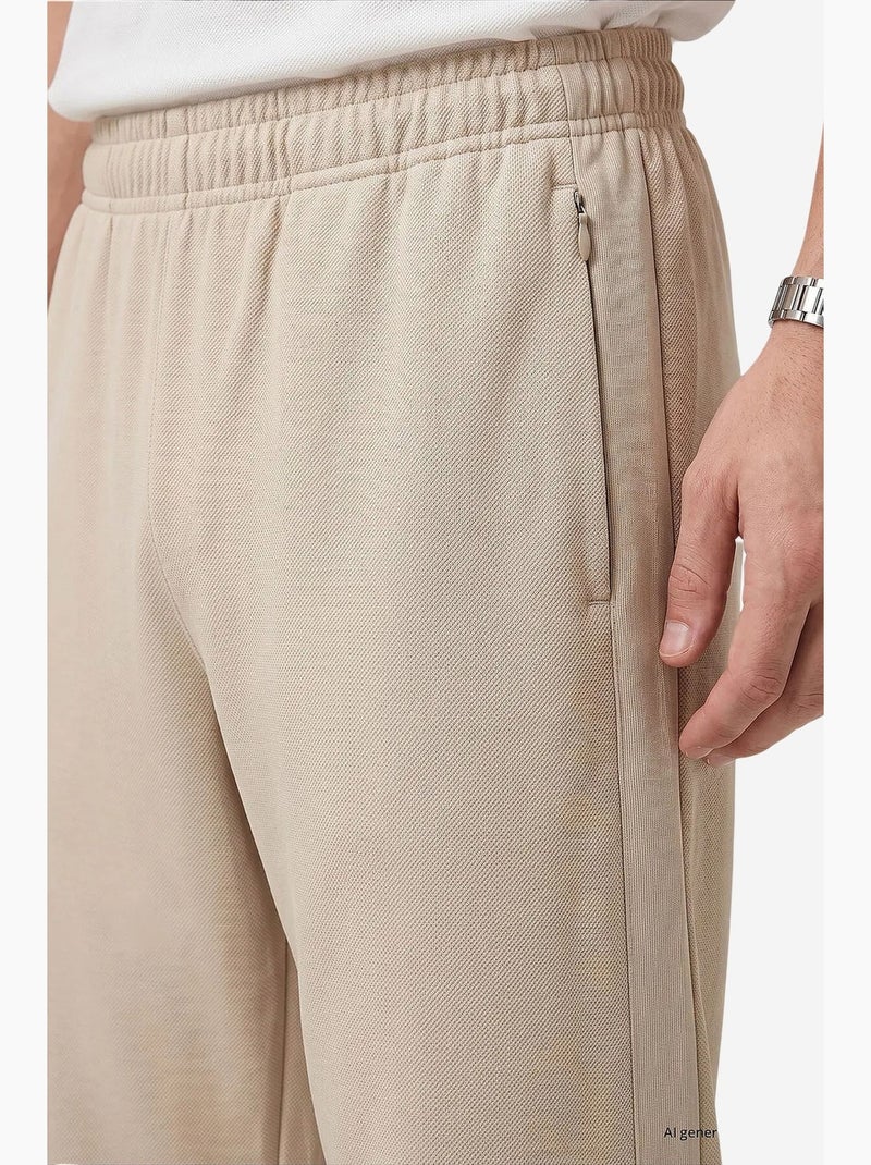 Pantalón de chándal para hombre en mezcla de viscosa tommy Beige arcilla - Kiabi