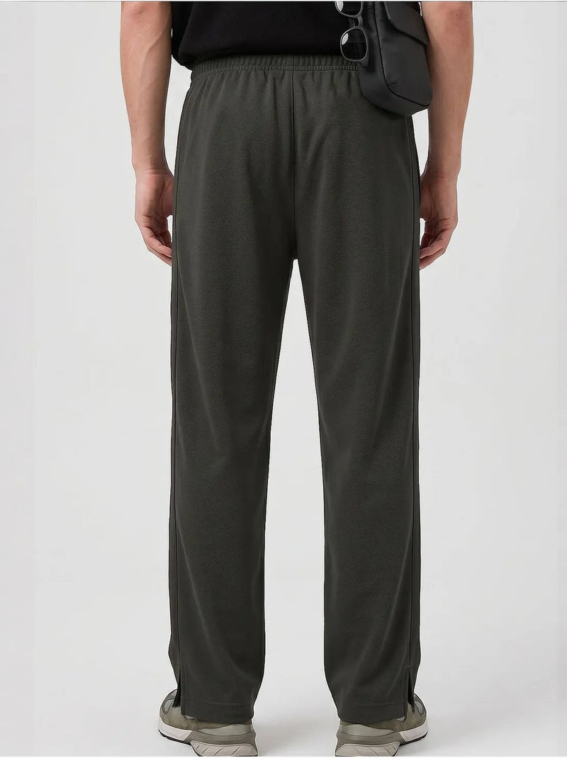 Pantalón de chándal para hombre en mezcla de viscosa tommy Verde caqui - Kiabi